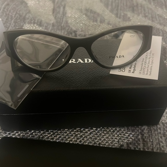 NIB authentic Prada glasses demo lens black frame - Picture 2 of 16